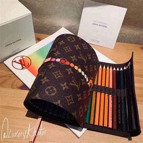 louis vuitton colored pencils.